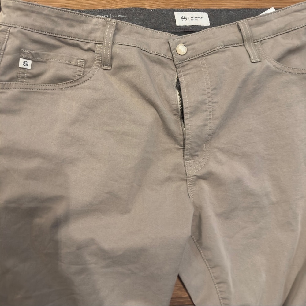 AG Adriano Everett Slim Straight Leg Pants Sz 36 - Picture 4 of 13